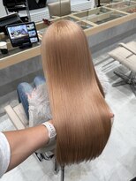 エン 栄店(enne)&nbsp;ココアベージュ/クラゲヘアー/ボブレイヤー/小顔/黒髪/栄