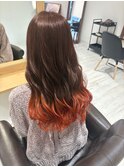 【 tomona 】 orange (裾カラー)