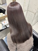 ルノン(LUNON)&nbsp;黒髪クラゲヘアーオリーブグレー小顔ココアベージュ