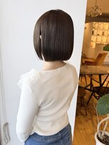 ルッツ(Lutz. hair design) 4/3 ボブ ベージュブラウン タイト【千代田彩夏】