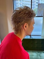 クク(coucou)&nbsp;ツーブロックショートウルフ×アッシュベージュ