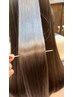 髪密度ケア＋縮毛矯正＋カット￥20800
