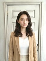 アロマ ヘアー ルーム 新宿3号店(AROMA hair room)&nbsp;デジタルパーマ/ウェーブ/パーマ/顔周り/黒髪/くるくる/新宿
