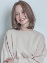 ユニカ オレ(UNIKA ore)&nbsp;ハッシュカットグレージュデザインカラーツートーンカラー北長瀬