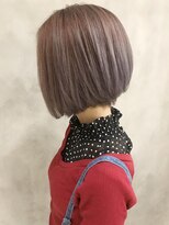 リルア 博多(LIRUA)&nbsp;モーブグレージュ×ショートボブ