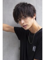 アイヴィー(IVY)&nbsp;小久保styleショコラアッシュ束間ショートツーブロックマッシュ