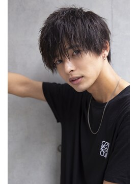 アイヴィ 表参道(IVY) 小久保styleショコラアッシュ束間ショートツーブロックマッシュ