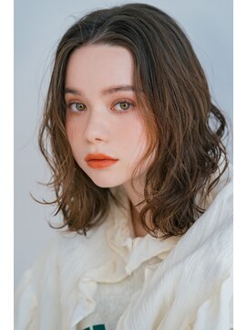 ミンクス 青山店(MINX) ミディアムパーマ パーマ デジタルパーマ 20代30代 楠瀬有香