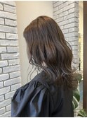 波巻きオリーブヘア