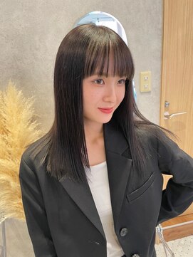 ジーナ 福岡千早(Zina) 髪質改善*艶髪ミディ*美髪【Zina 福岡千早】