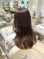 ネオリーブ チロル 横浜西口店(Neolive CiroL.)&nbsp;ピンクブラウン インナーカラー まろやかベージュ