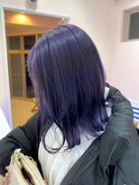 ゲーム バイ アランスミシー 横浜(GAME by Alan Smithee)&nbsp;ダブルカラーラベンダーベージュカラーケアブリーチハイトーン