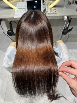 ロンドメリア 天神大名店(Lond Melia) ★大人ガーリー艶髪チョコレート髪質改善★ #髪質改善#縮毛矯正
