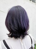 シュモレポルターレ(Shumore portare)&nbsp;ワンブリーチ暗めパープルカラー