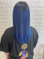 デイジー インデックスヘア 大島店(DAISY index hair)&nbsp;ブルーシルバー/ハイトーンカラー/艶カラー/ブルーカラー 大島