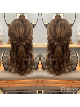 ラパニエ 博多(La panier) ハーフアップ