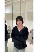 ミニボブ ダークグレージュ