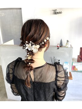 スリー(Three) 【Three萩原/大分/miya】結婚式お呼ばれスタイル