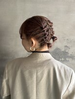 リル 茅ヶ崎(Liru:) 【花鈴】個性的ツインヘアアレンジ