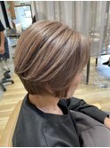 脱白髪染めミルクティーベージュ