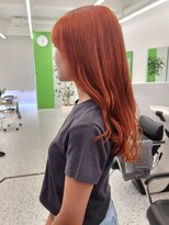 エニフォーイーストハム(Eni for eastham)&nbsp;オレンジカラー/レイヤーロング