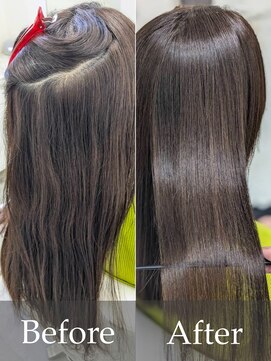 ミシカ(MITHICA) 【うねり、細毛、湿気ボワつき】⇒髪質改善ネオメテオストレート