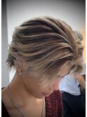韓国バレイヤージュ　stylist『重利　太智』[フェザーショート]