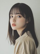 ケシキ 表参道 原宿(kesiki.)&nbsp;顔周りレイヤー/韓国風くびれヘア/透明感カラー