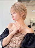 ブリーチ ダブルカラー ボブ145325