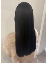 エヌアンドエー 春日部東口店(hair shop N&A)&nbsp;黒髪の直線美で魅せる、洗練ストレート/縮毛矯正