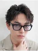 横浜西口フェザーパーマフェザーショートセンターパート20代緩め