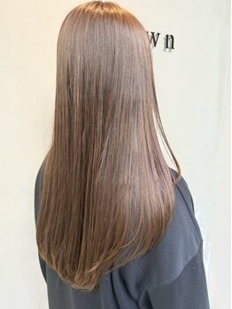 ブラウン(Brown)の写真/うねり・パサつきが気になる方にオススメ！自然なストレートで扱いやすい美髪へと導きます☆