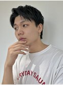 men's/メンズ/フェザーパーマ/サーフカール/ブルーブラック/原宿