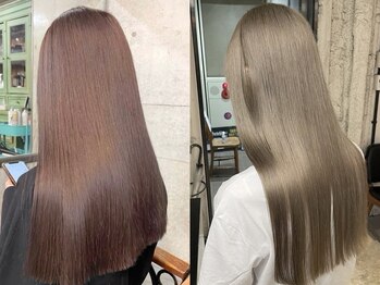 シエスタ(Siesta)の写真/【シルク縮毛矯正＋5stepトリートメント￥17900】人気のシルク縮毛矯正☆癖を軟らかくのばし艶感のある髪へ