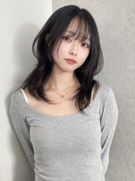 ジーナ 福岡天神(Zina) ハッシュカット/本格韓国ヘア/ミディアム/Zina福岡天神