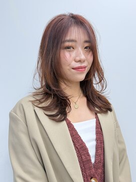 エアー 横浜(AIR) 【寺本】シースルーバングレイヤーカット秋カラー！