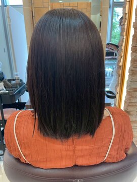 髪質改善/顔周りレイヤーカット/グレージュ[千葉/千葉駅]