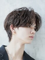 リロン 新宿(RIRON)&nbsp;【RIRON】センターパート×フェザーパーマ