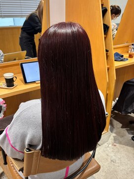 【相性抜群!!イルミナカラー&髪質改善ULTOWAトリートメント♪】