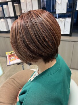 ニューヨークニューヨーク 大久保店(NYNY) ショート×ブラウンハイライト