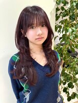 アオ(AO)&nbsp;【AYAMI】韓国ハイレイヤー×カシスブラウン♪