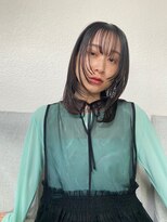 トリッカバルコニー ハヤマ(tricca Balcony Hayama)&nbsp;ミディアムヘア/フェイスレイヤー/艶ブラウン