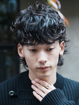 フィフス 神南(fifth) ツイストスパイラルパーマレットヘアマッシュウルフカット