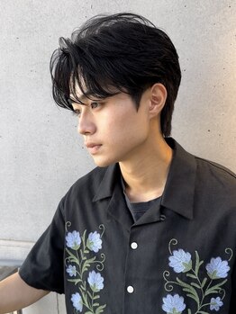 アコロン 武蔵小杉(acoron.)の写真/メンズパーマなら【acoron武蔵小杉】セットまでしっかりアドバイス☆様々なパーマスタイル対応いたします◎