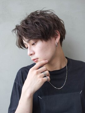 メンズ ソース 枚方(MEN'S SOURCE) 【SOURCE】無造作スパイラルセンターパート