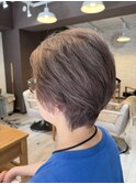 7月　白髪を生かした明るいヘアカラー