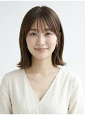 ミディアムレイヤーカット　レイヤーボブ　ロブ　切りっぱなし