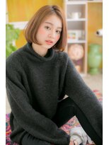 ヘアアンドビューティー ミック(Hair & Beauty miq)&nbsp;ふんわりAラインの女の子ボブa(miq阿佐ヶ谷)