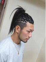 エクステ専門店ミキ 横浜店(MIKI) メンズエクステ♪ツーブロックmen'sロングヘアポニーテール♪