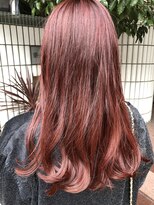 ティアラ 桜木町(TIARA)&nbsp;お客様styleーブリーチなしレッド by西山